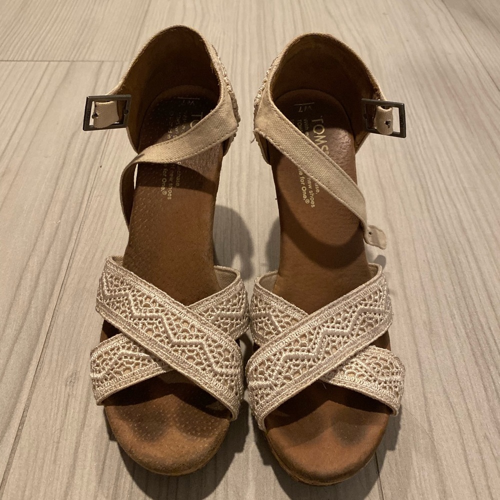 Toms Sienna Strappy Wedges